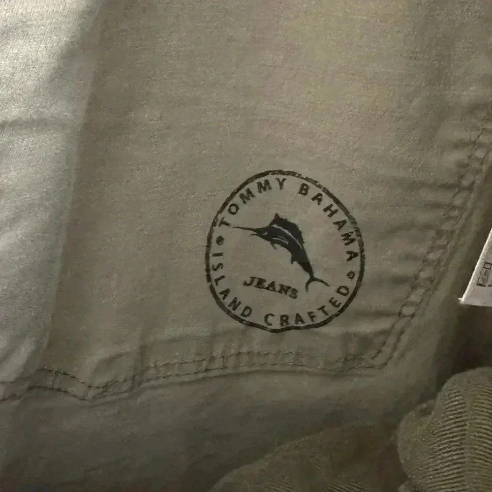 Tommy Bahama 36x28 Men's Khaki Jeans Pants 0428W - Picture 11 of 14